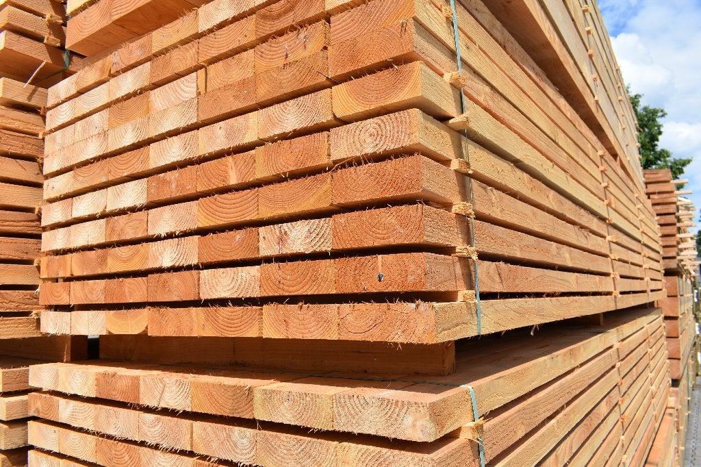 Douglas palen en balkhout fijnbezaagd, Tuin en Terras, Ophalen of Verzenden, Nieuw, 250 cm of meer, Palen