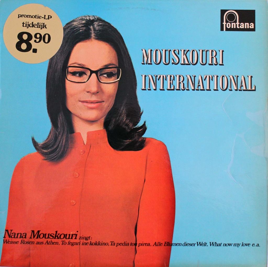Nana Mouskouri, langspeelplaat Nana Mouskouri international, Ophalen of Verzenden, 1960 - 1969, Zo goed als nieuw, Overige formaten