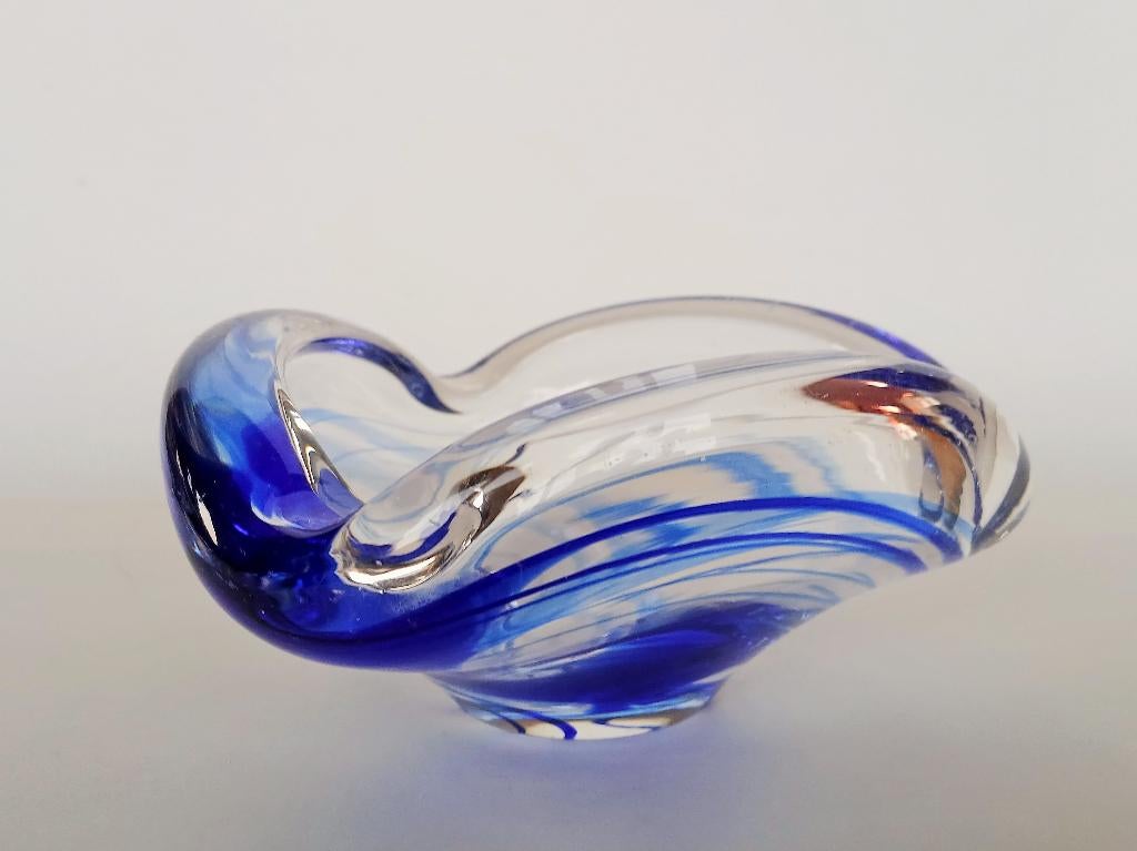 Asbak Kristalunie Maastricht Vintage, Antiek en Kunst, Antiek | Glas en Kristal, Ophalen of Verzenden