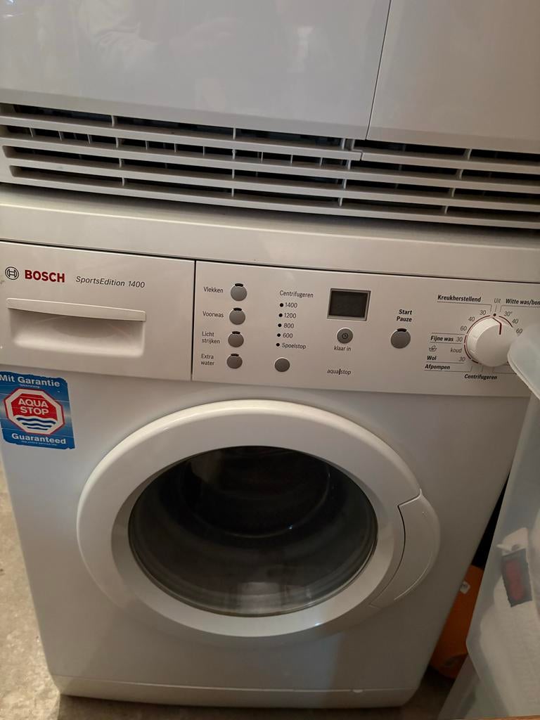Bosch SportsEdition 1400 Wasmachine - Gebruikt, Witgoed en Apparatuur, Ophalen, Gebruikt, Voorlader, Wolwasprogramma