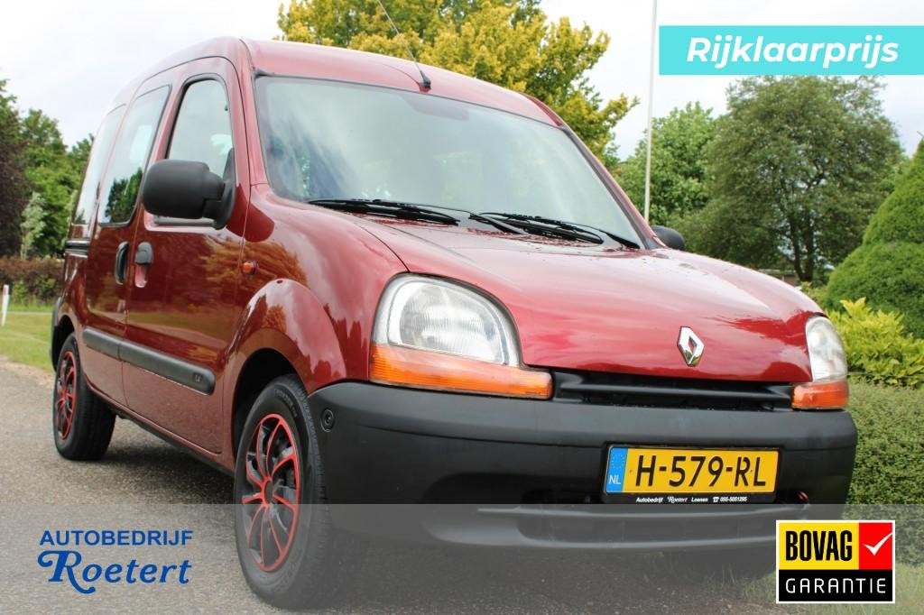 Renault KANGOO 1.4 RXE 75pk. Automaat Airco/Rolstoellift/Rad, Auto's, Elektrische ramen, Gebruikt, 4 cilinders, Met garantie (alle)