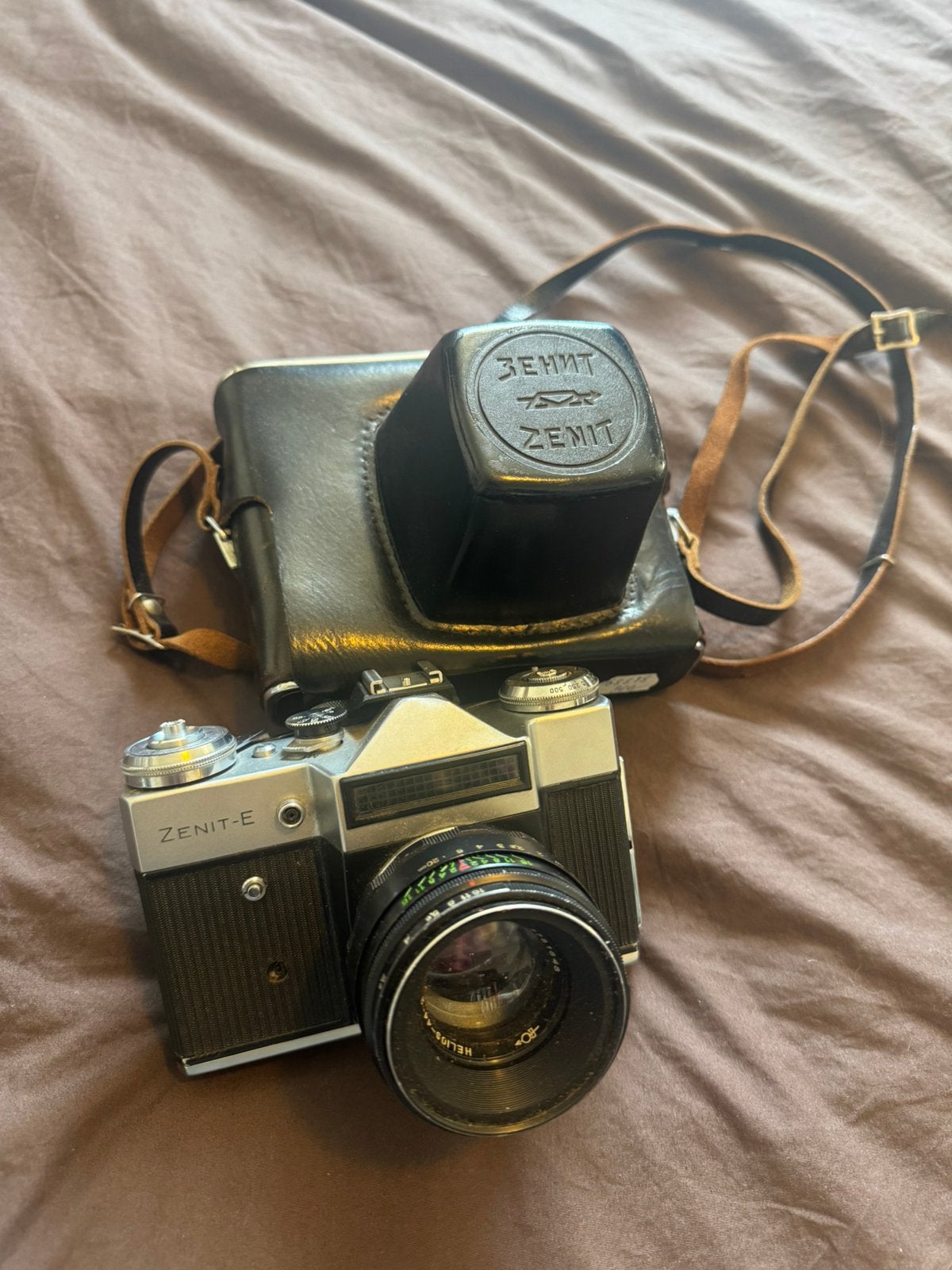 Zenit E met Helios 44-2, Ophalen of Verzenden, Gebruikt, Spiegelreflex, Overige Merken
