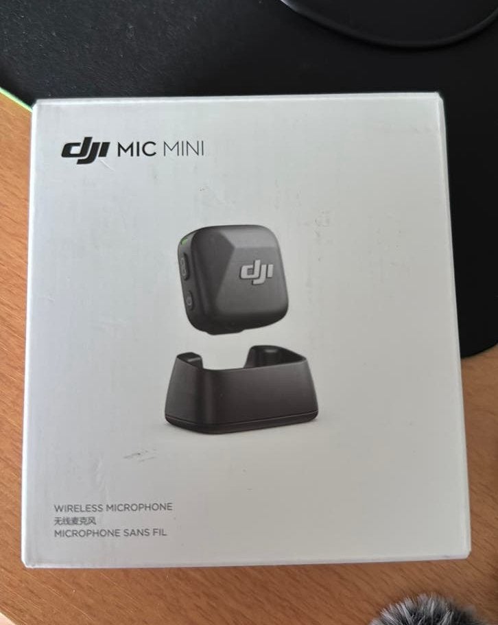 DJI Mic Mini draadloze microfoon, Ophalen of Verzenden, Zo goed als nieuw, Overige typen, Draadloos