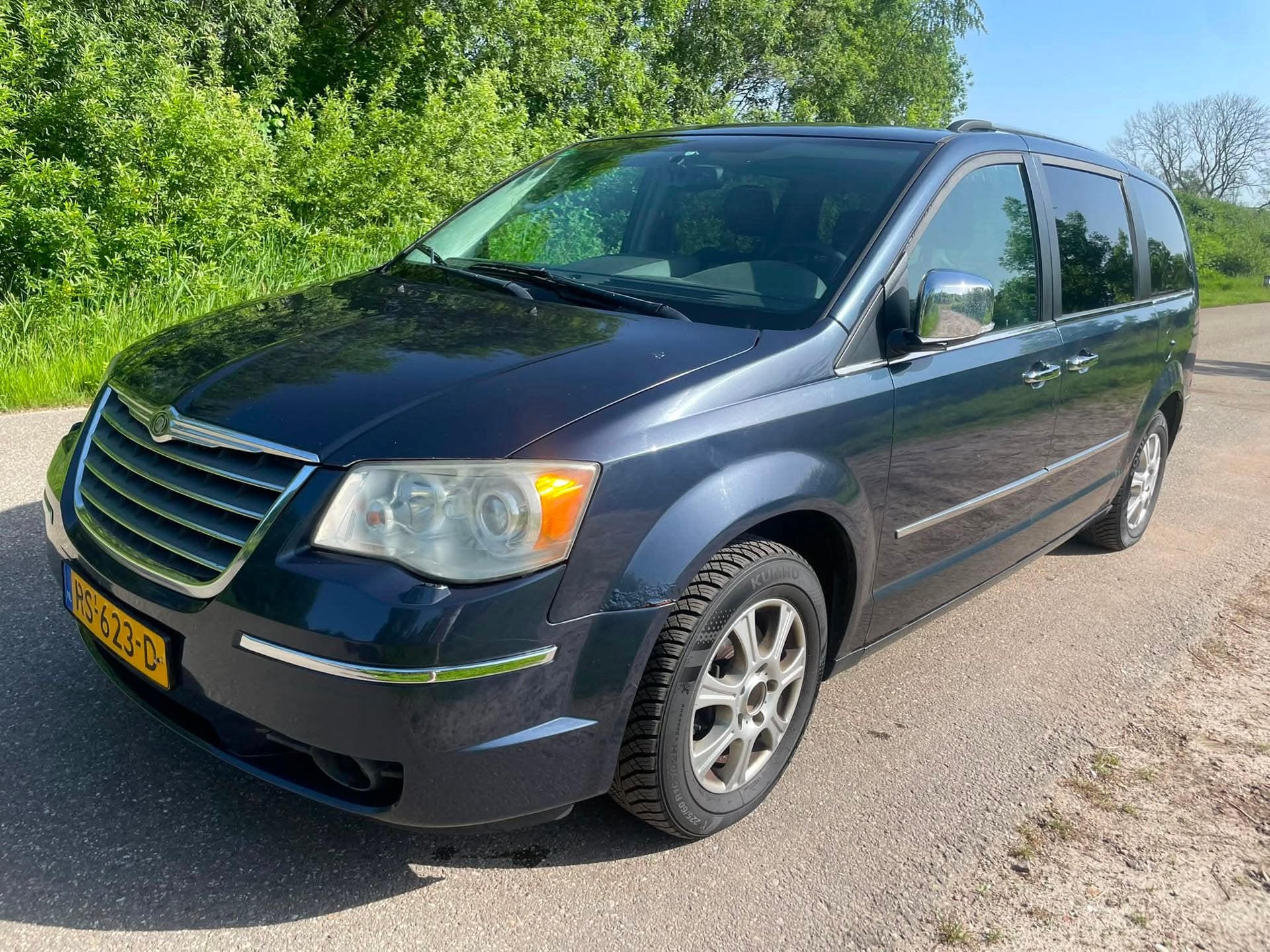 Chrysler Grand Voyager 2.8 CRD Limited Edition, Auto's, 450 kg, Gebruikt, 4 cilinders, Blauw