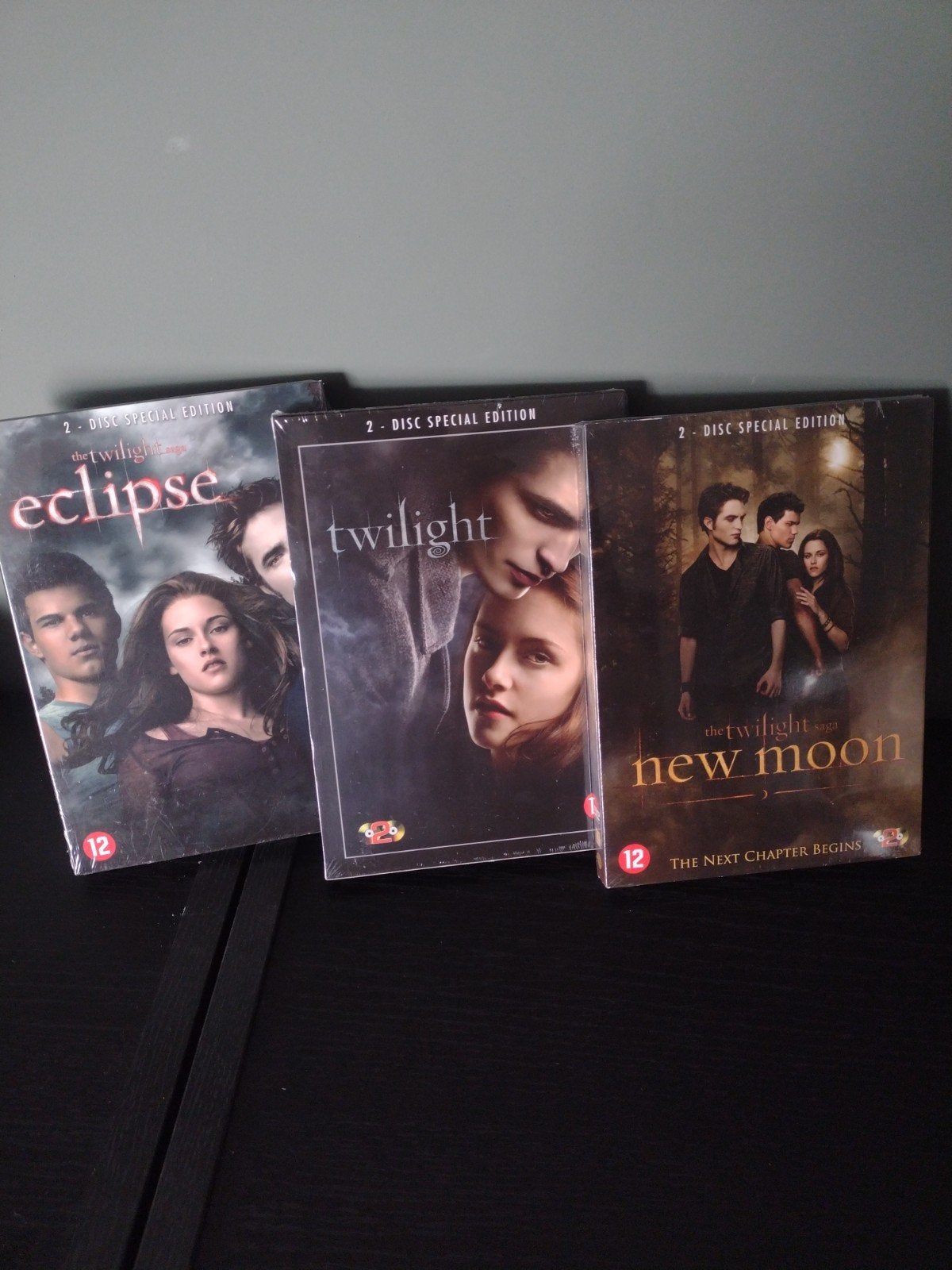 Twilight Saga DVD set - Eclipse, Twilight, New Moon, Nederlands, Fantasy, Ophalen of Verzenden, Gebruikt
