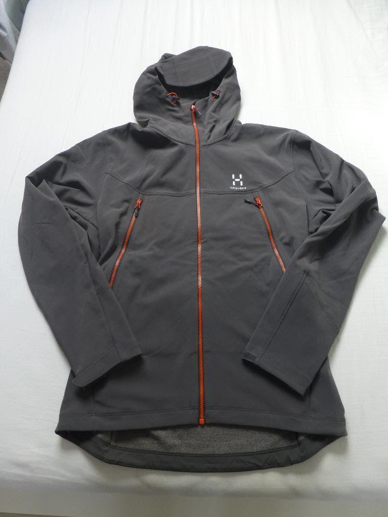 Haglofs Gecko Hoody Softshell, grijs, heren Medium, Ophalen of Verzenden, Nieuw, Kleding