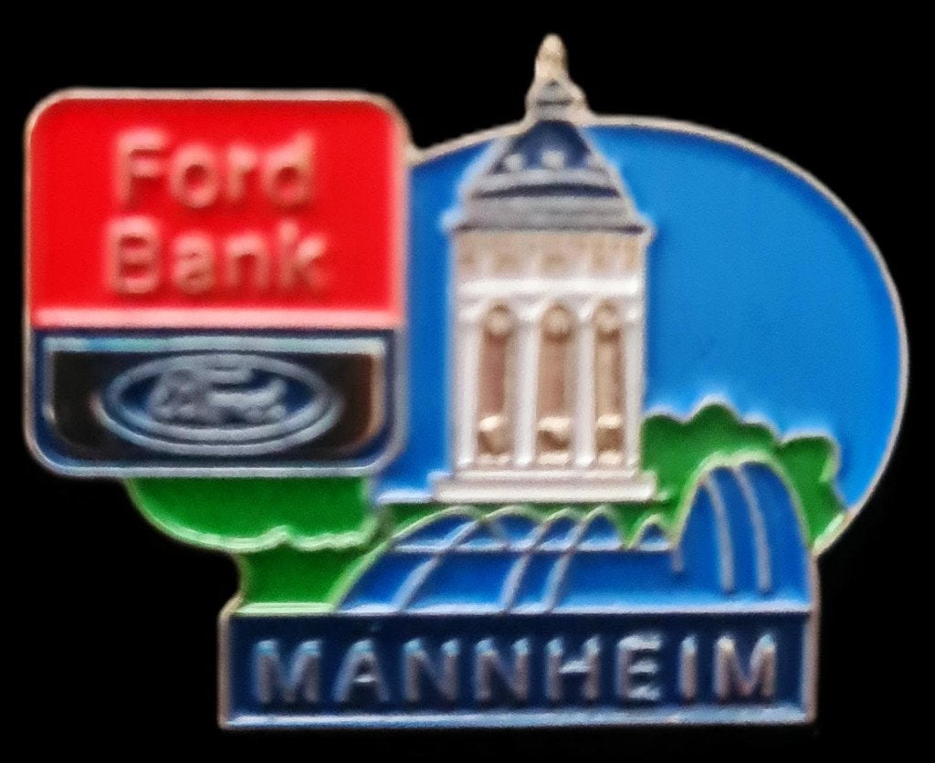 Ford Bank- Mannheim pin, Verzenden, Nieuw, Transport, Speldje of Pin