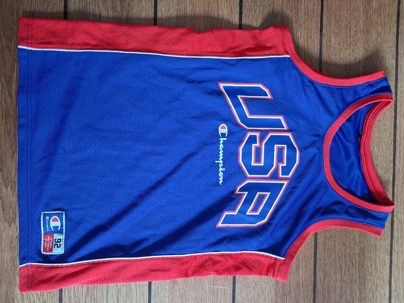 usa champion hemd basketbal shirt basketbalshirt, Ophalen of Verzenden, Zo goed als nieuw, Kleding