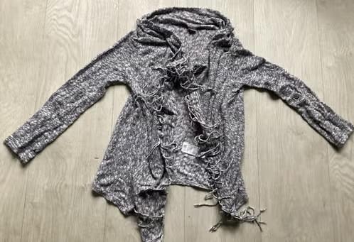 Grijs vest met franjes Maat M van OBJECT, Maat 38/40 (M), Object, Ophalen of Verzenden, Zo goed als nieuw