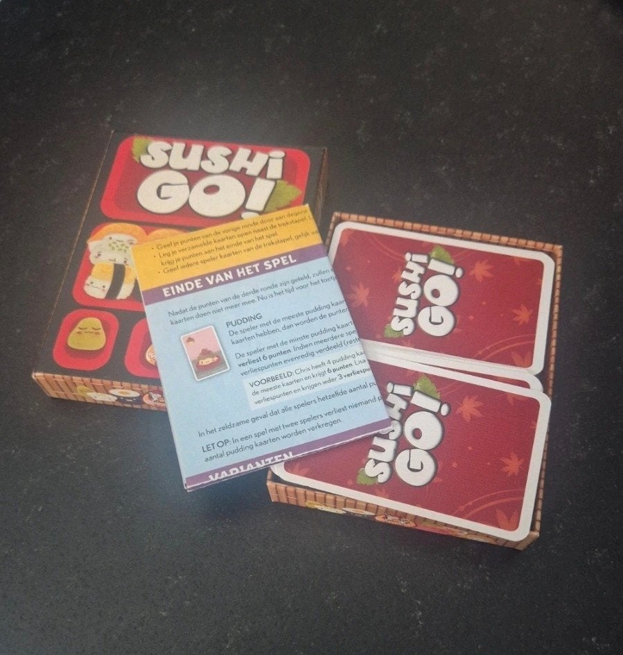 Sushi Go! Kaartspel - Leuk en snel familiespel, Hobby en Vrije tijd, Gezelschapsspellen | Kaartspellen, Een of twee spelers, Ophalen of Verzenden