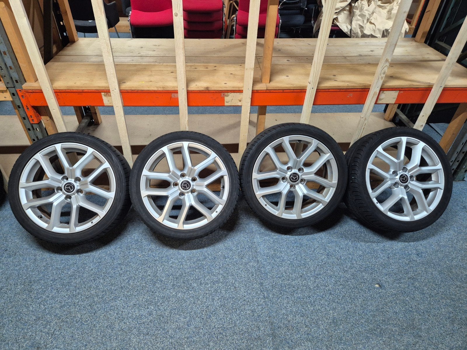 Velgen set 18inch, Ophalen, 18 inch, Gebruikt, Banden en Velgen