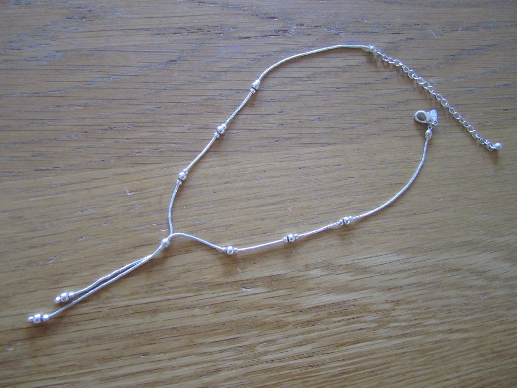 fijn kettinkje, Sieraden, Tassen en Uiterlijk, Overige materialen, Verstelbaar, Ophalen of Verzenden, Zo goed als nieuw