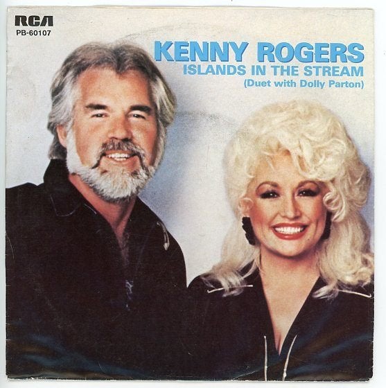 Single- Kenny Rogers duet with Dolly Parton - 1983 - stemra, Cd's en Dvd's, Vinyl Singles, Fotohoes, Ophalen of Verzenden, Gebruikt