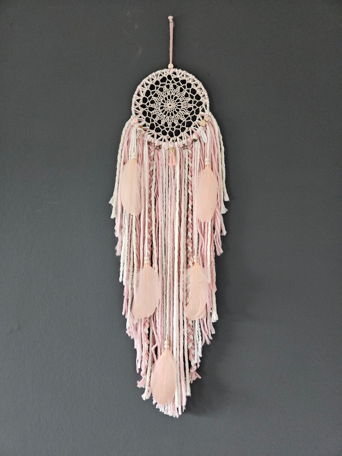 Dromenvanger roze kraamcadeau kinderkamer wandkleed boho, Kinderen en Baby's, Kinderkamer | Inrichting en Decoratie, Ophalen of Verzenden