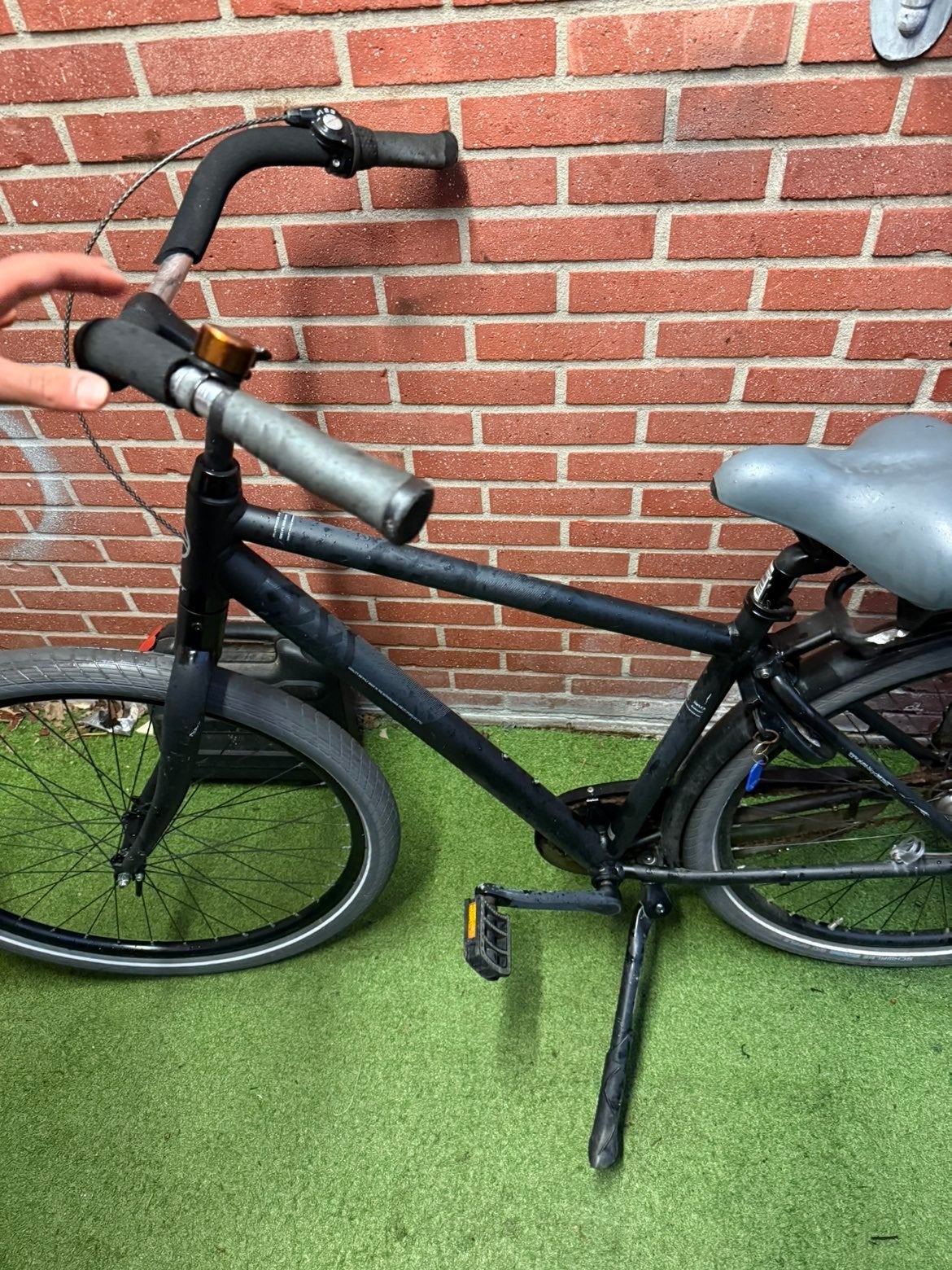 Giant fiets, zwart, gebruikt, Ophalen, Gebruikt, Velgrem, Giant