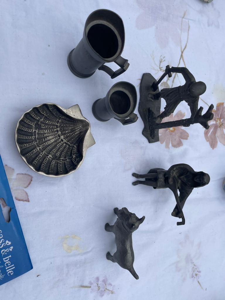 Tinnen beeldjes, Antiek en Kunst, Ophalen of Verzenden