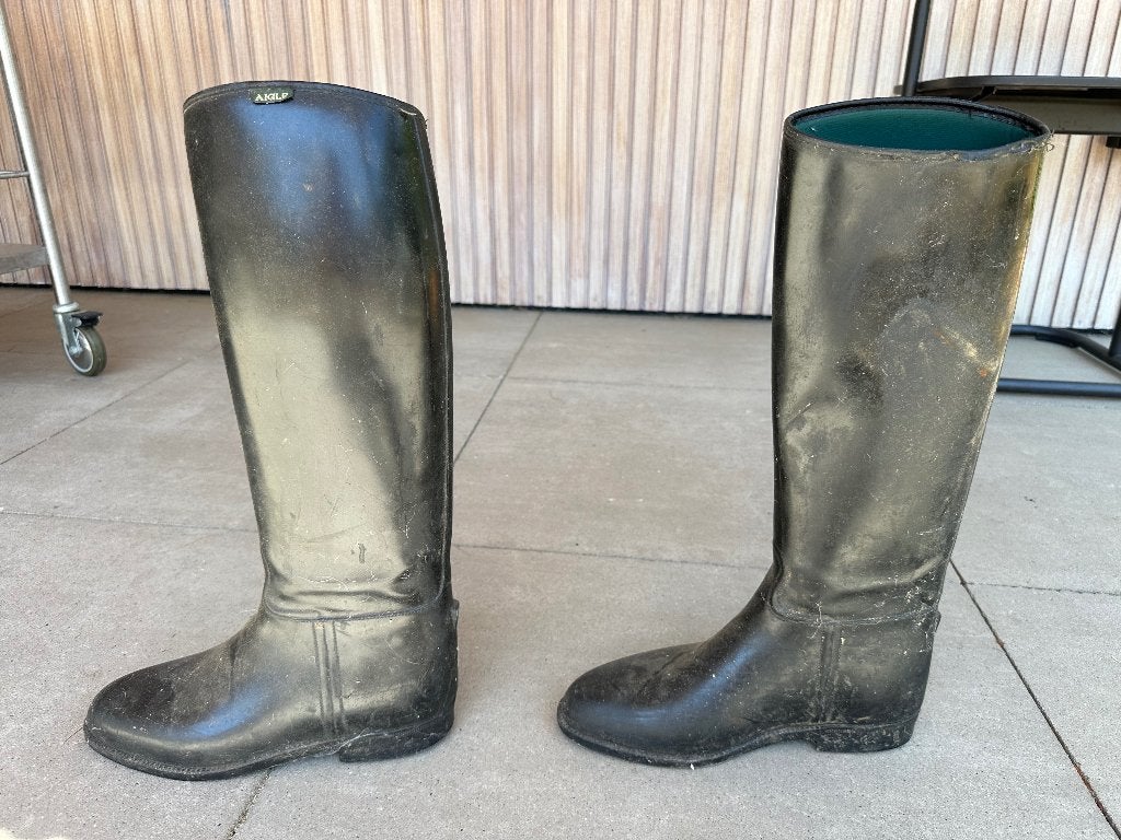 Aigle paardrijlaarzen, Ophalen, Gebruikt, Dressuur, Dames