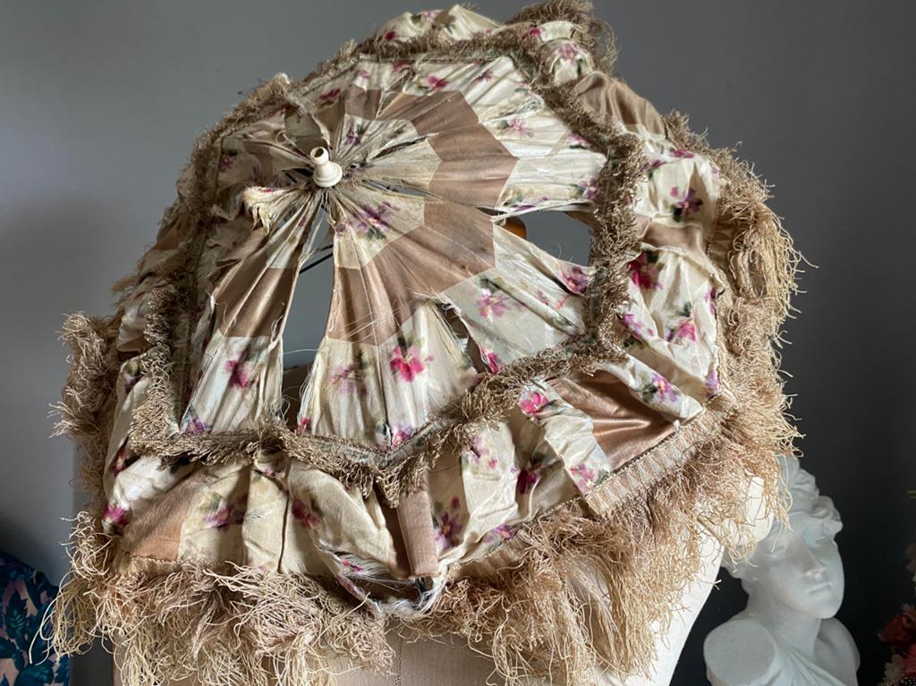 Shabby chique 19e eeuwse parasol, Antiek en Kunst, Antiek | Kleding en Accessoires, Ophalen of Verzenden, Vintage antiek oud