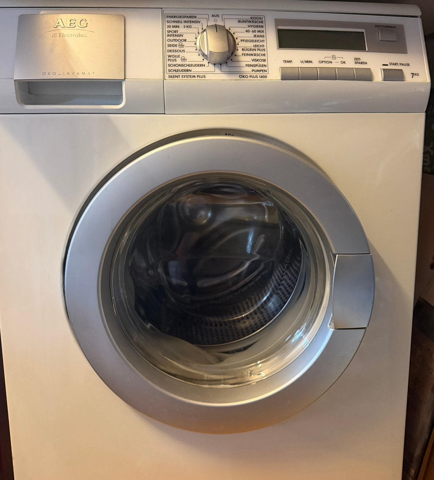 AEG ÖKO-LAVAMAT ÖKO PLUS 1400 wasmachine – goed werkend, Witgoed en Apparatuur, Ophalen, 1200 tot 1600 toeren, Gebruikt, 4 tot 6 kg