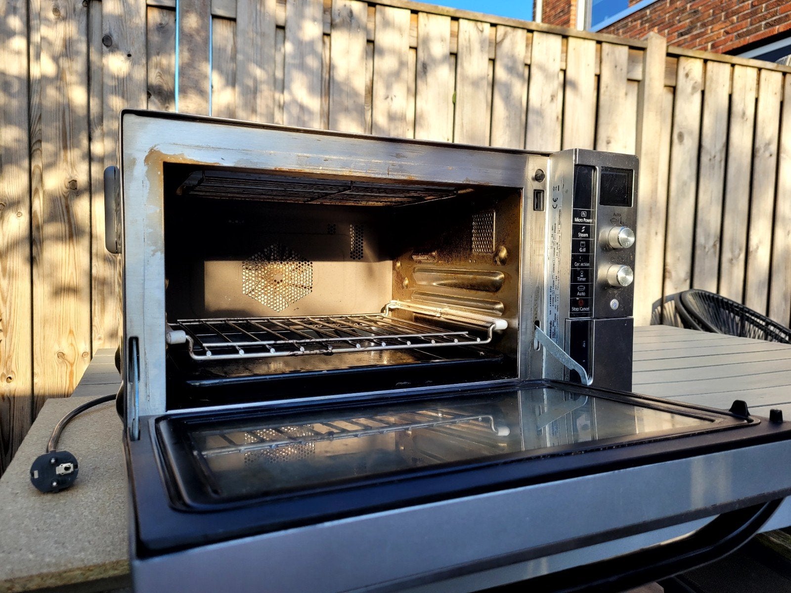 Panasonic Inverter Steam Plus Combimagnetron, Witgoed en Apparatuur, Combimagnetron, Gebruikt, Grill, Ophalen of Verzenden
