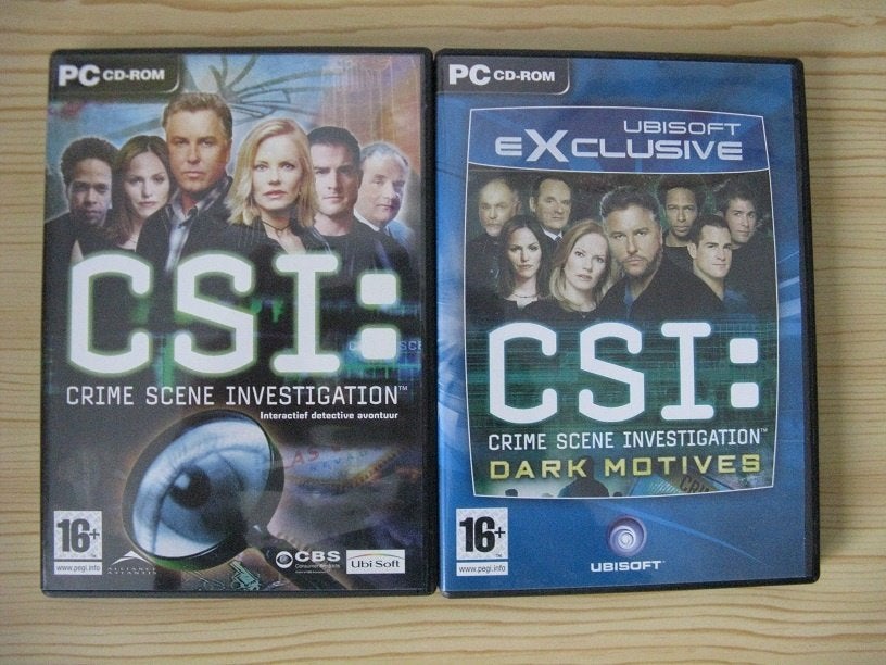 2 CSI games op CD-Rom voor PC, Avontuur en Actie, 1 speler, Eén computer, Ophalen of Verzenden
