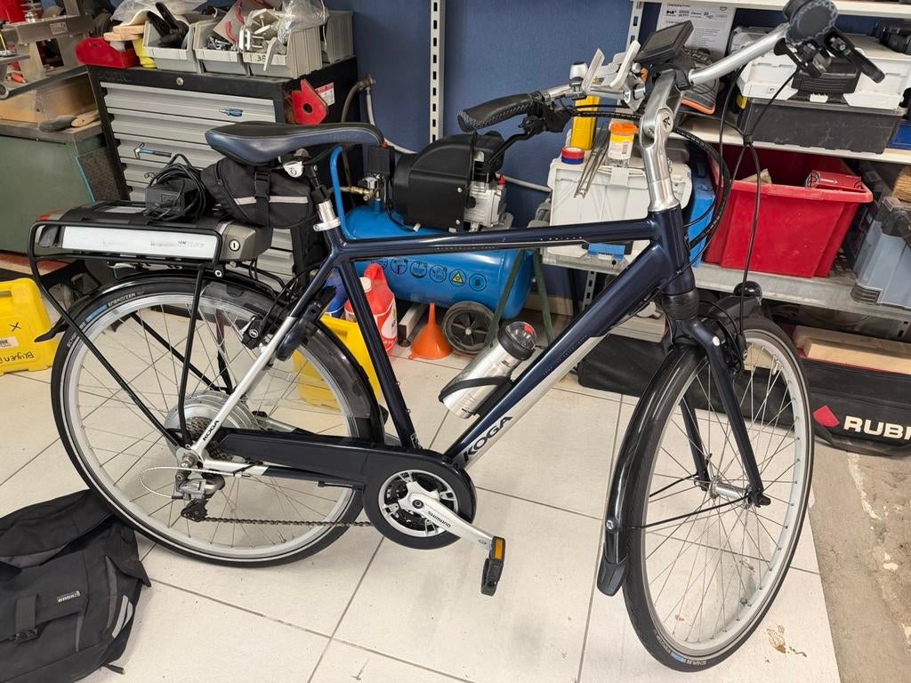 Koga Miyata e-bike, Fietsen en Brommers, Elektrische fietsen, Zo goed als nieuw, 55 tot 59 cm, 30 tot 50 km per accu, Ophalen