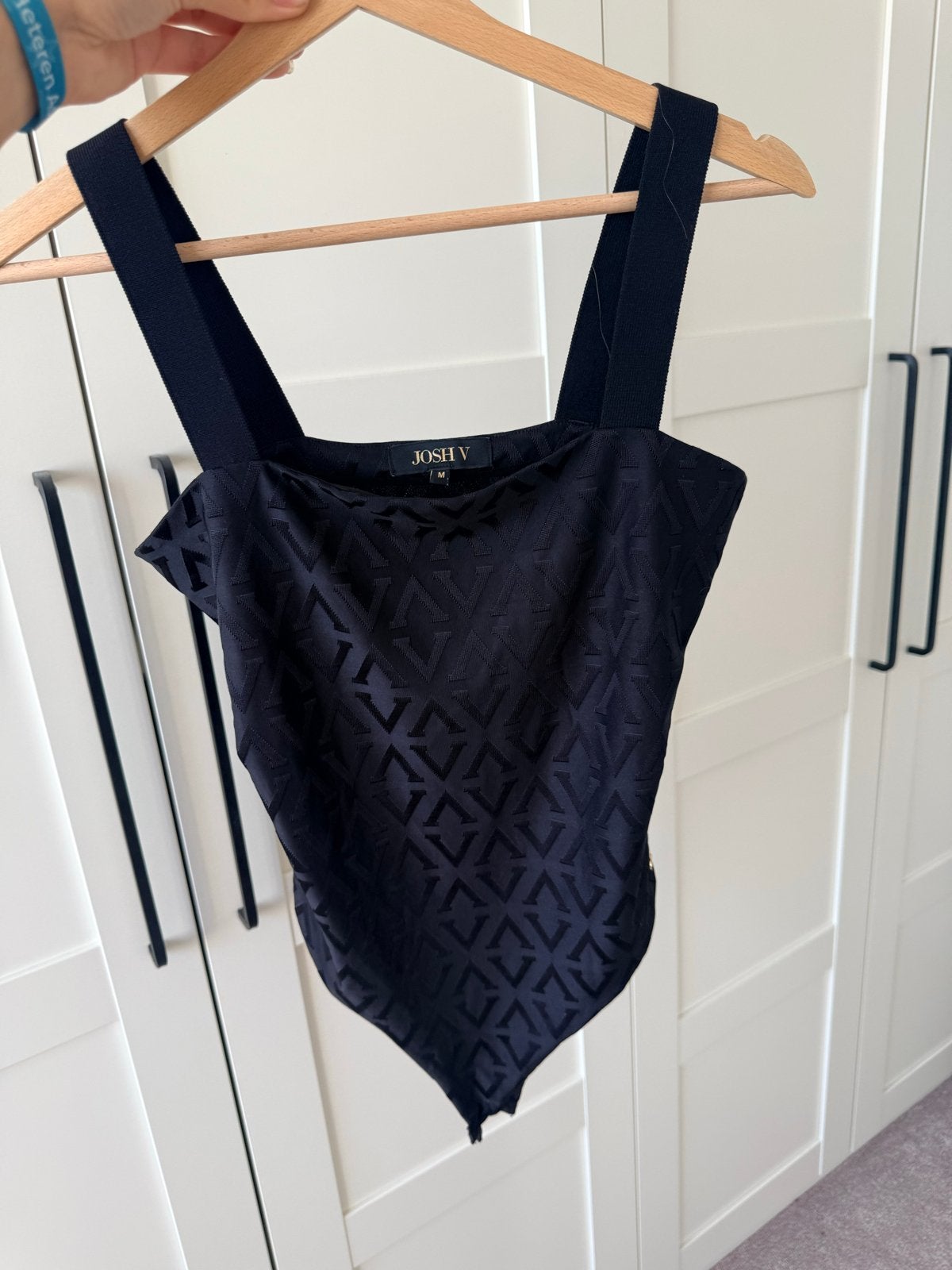 Josh V Bodysuit Zwart Maat M, Kleding | Dames, Tops, Maat 38/40 (M), Zwart, Ophalen of Verzenden, Zo goed als nieuw