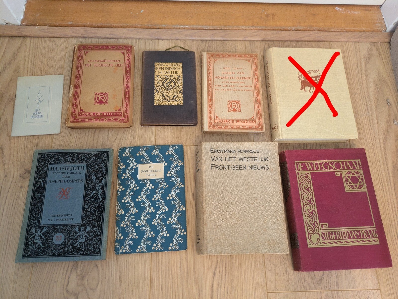 Unieke partij Joodse boeken, Ophalen of Verzenden