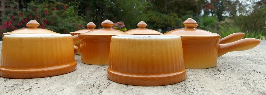 Set 9 Vintage Parafeu Sphinx Oven Pannetjes, Ophalen of Verzenden