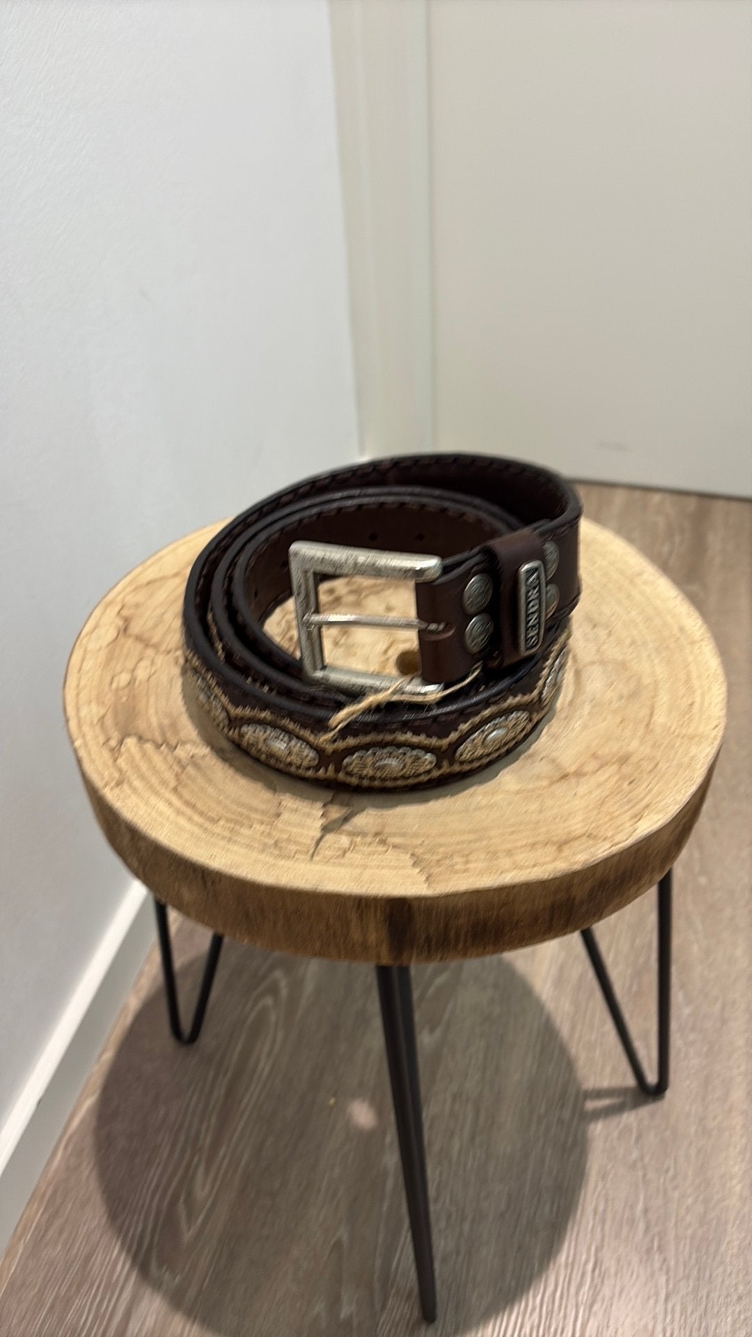 Sendra riem mt 120 voor taille van 115-125 bruin, Kleding | Heren, Riemen en Ceinturen, Bruin, Verzenden, ., Echt leder