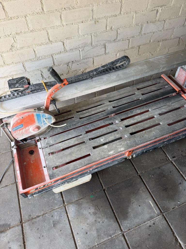 Norton Clipper TR 252 Zaagtafel - Tegelzaag, Doe-het-zelf en Verbouw, Gereedschap | Zaagmachines, Gebruikt, 70 mm of meer, Overige typen