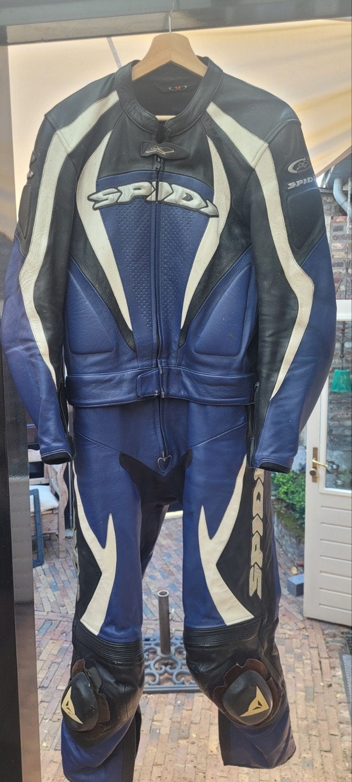 Spidi leren combipak maat 52, Motoren, Kleding | Motorkleding, Ophalen of Verzenden, Tweedehands, Combipak
