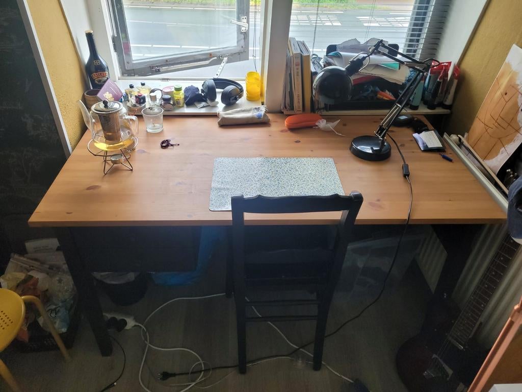 Ikea bureau, Ophalen