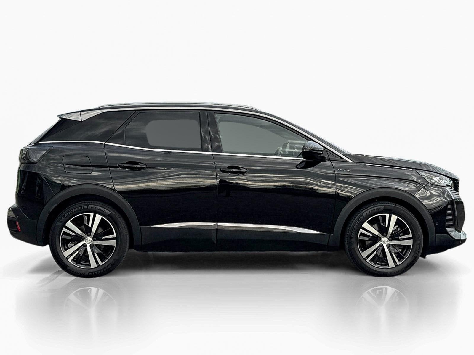 Peugeot 3008 1.6 HYbrid 225 pk GT Pack ✅ Camera ✅ Keyles, Auto's, Euro 6, Zwart, Bedrijf, Grijs