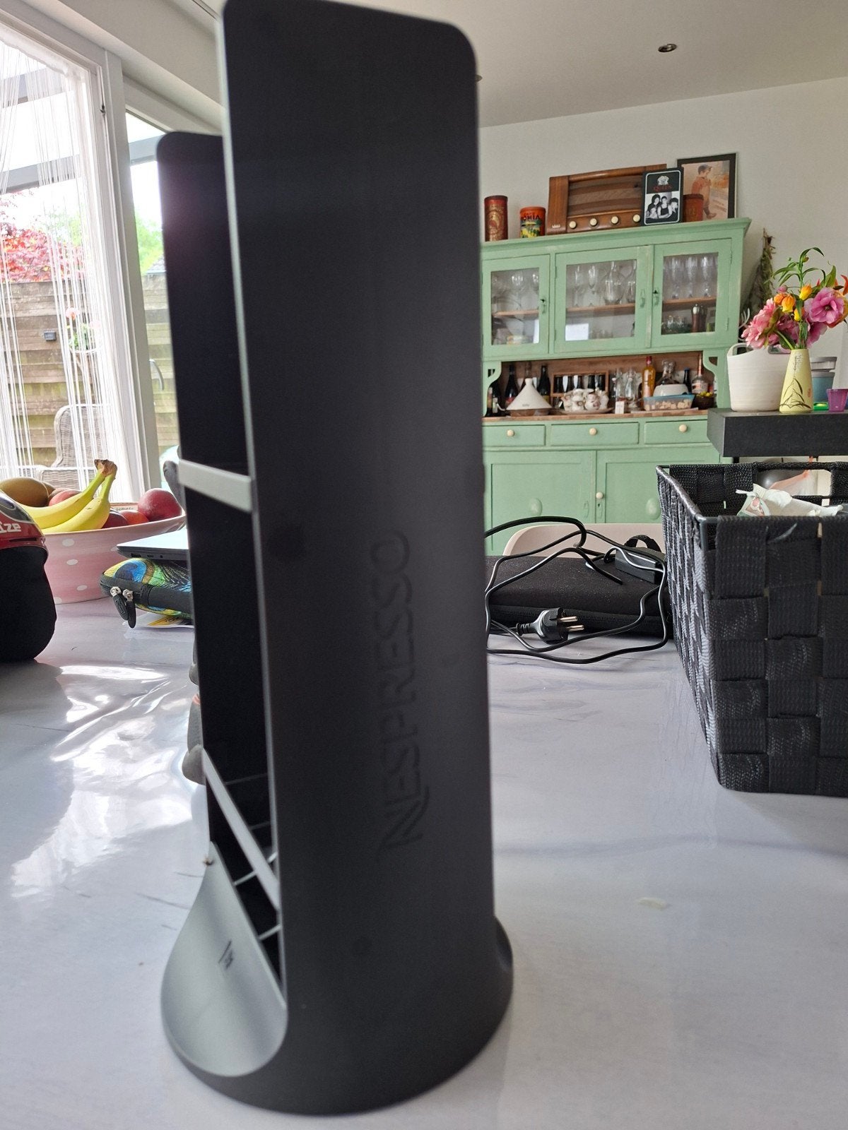 Nespresso Cuphouder Draaibaar - Zo goed als nieuw, Kunststof, Ophalen of Verzenden, Zo goed als nieuw, Zwart