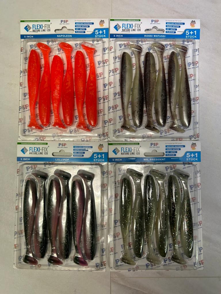 Flexi fix nature line 12 cm uv in 4 kleur., Watersport en Boten, Hengelsport | Roofvissen, Ophalen of Verzenden, Nieuw, Overige typen