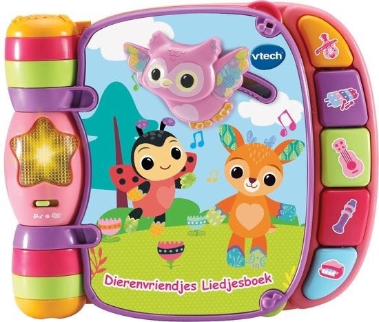Vtech dierenvriendjes liedjesboek, Ophalen of Verzenden, Zo goed als nieuw, 6 maanden tot 2 jaar
