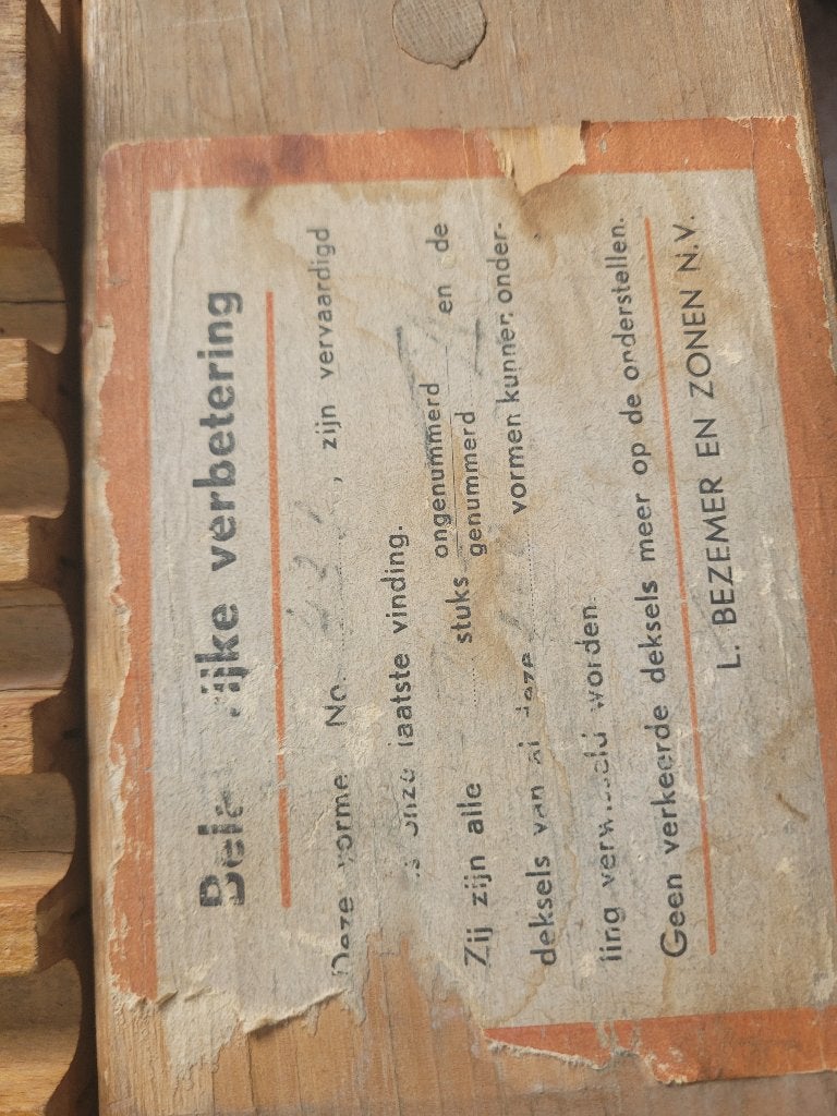 Antieke houten sigarenmal, Ophalen of Verzenden