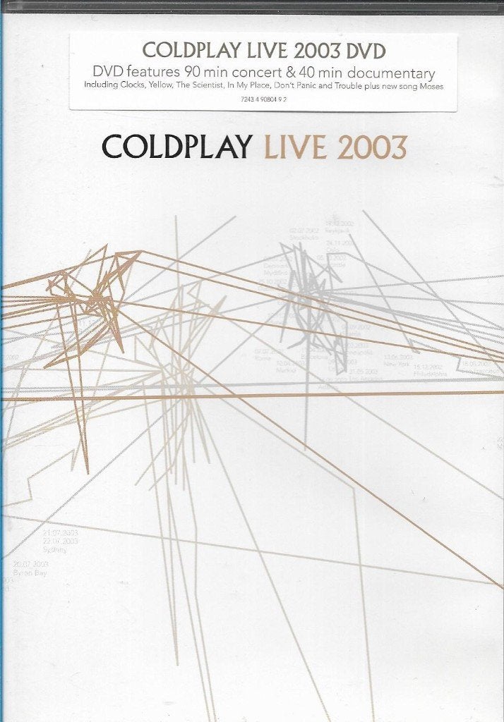 Coldplay Live 2003 (Dvd + Cd), Alle leeftijden, Ophalen of Verzenden, Gebruikt