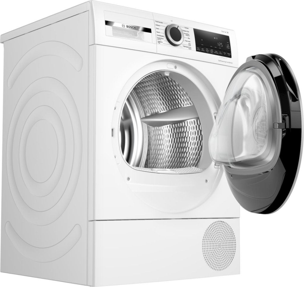 Bosch WQG24500NL Serie 6 warmtepompdroger – 9 kg, Witgoed en Apparatuur, Wasdrogers, Ophalen, 6 tot 8 kg, Minder dan 85 cm, Zo goed als nieuw