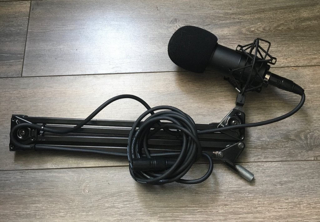 microfoon set, Ophalen, Studiomicrofoon