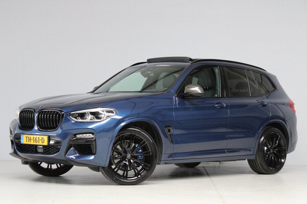 BMW X3 M40i xDrive High Executive M-sport | panoramadak | he, Automaat, Gebruikt, 2000 kg, Blauw