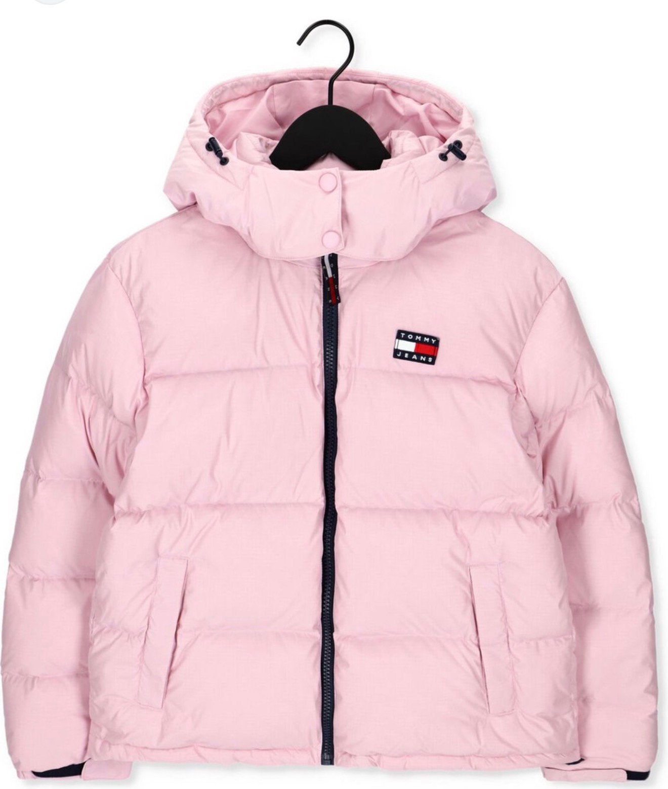 Tommy Hilfiger puffer jas maat S, Ophalen of Verzenden, Zo goed als nieuw, Maat 38/40 (M), Blauw