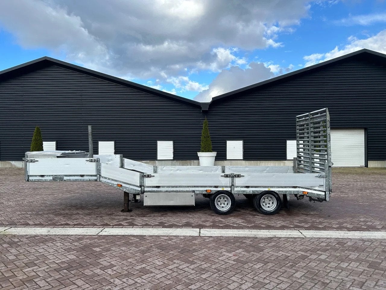 VELDHUIZEN BE OPLEGGER SEMI DIEPLADER 8 TON (bj 2011), Overige brandstoffen, Origineel Nederlands, Bedrijf, Aanhangers en Opleggers