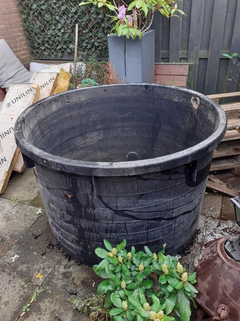 Hottub jacuzzi.boomkuip  terrashaard warmtewisselaar, Gebruikt, Minder dan 80 cm, Overige typen, Rond