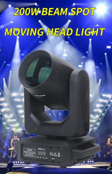 DJLicht 200W Beam+Spot RGBW, Geluidgestuurd, ., Nieuw, Ophalen of Verzenden