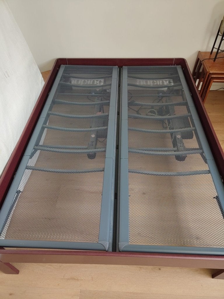 Auping elektrische bedbodems 2x 70x200 zonder bed ombouw, Ophalen, Gebruikt, 140 cm, Twijfelaar