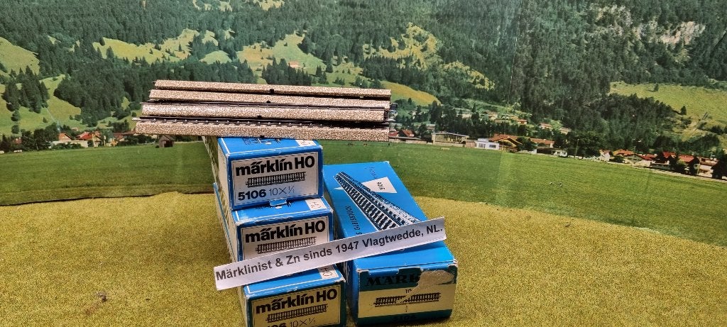 Marklin 44 x 5106 nieuw in doos, Wisselstroom, Analoog, Nieuw, Rails
