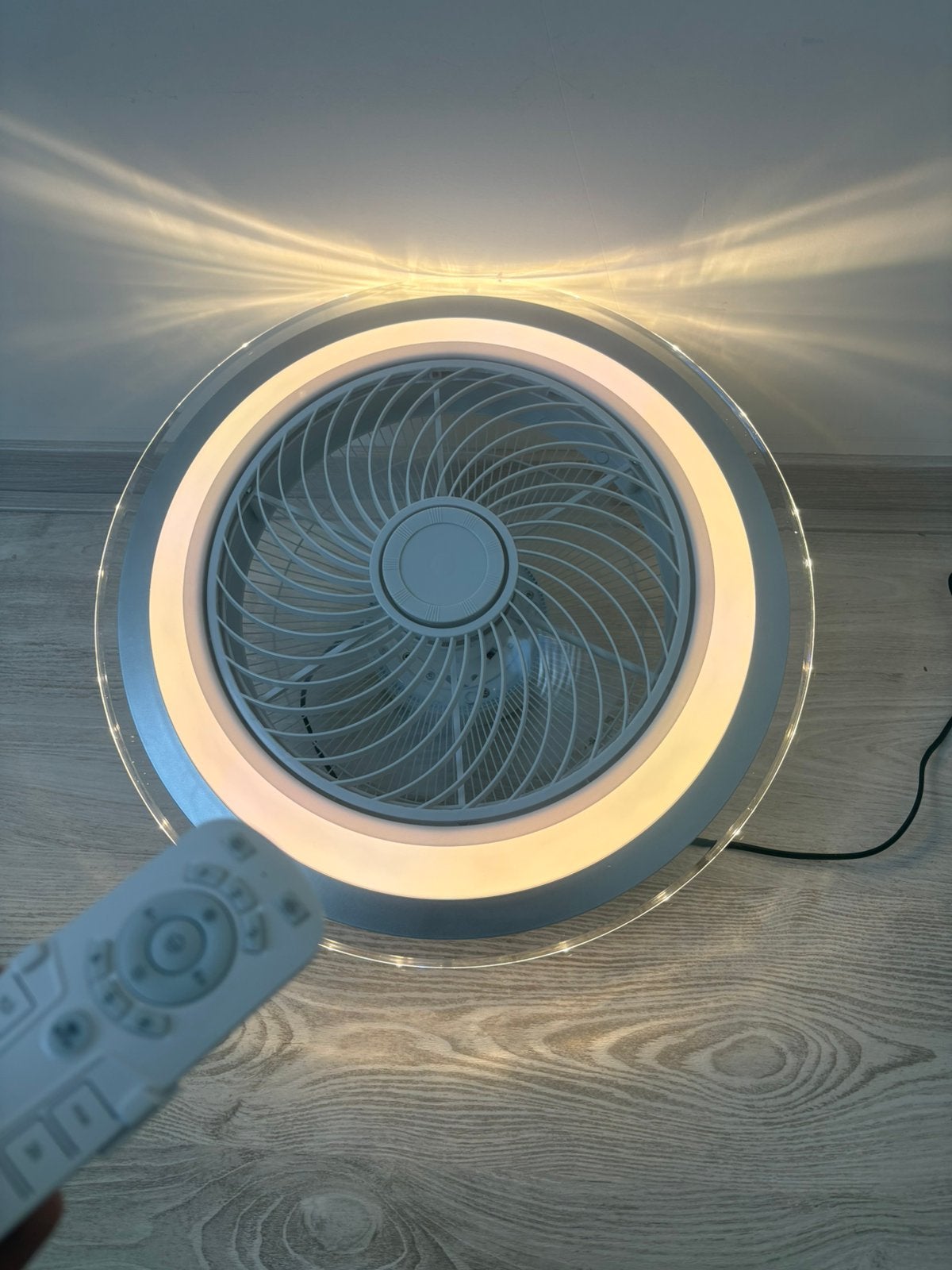 Lamp en ventilator NIEUW eric kuster plafondlamp 6 standen, Huis en Inrichting, Verzenden, Nieuw, Eric kuster