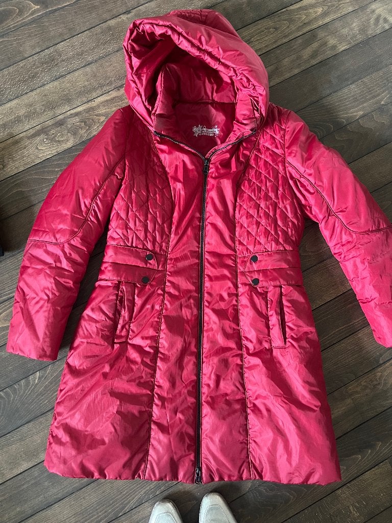 Winterjas, Kleding | Dames, Ophalen, Maat 42/44 (L), Rood, Onbekend